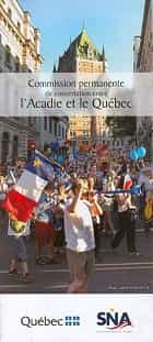 Dépliant de la commission Acadie-Québec