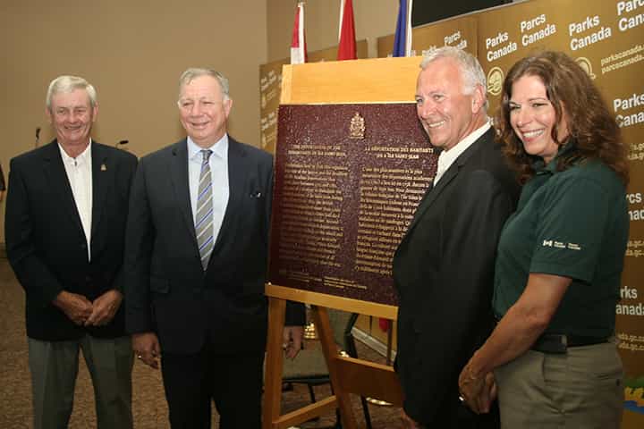 Plaque commémorative - déportation des Acadiens de 1758