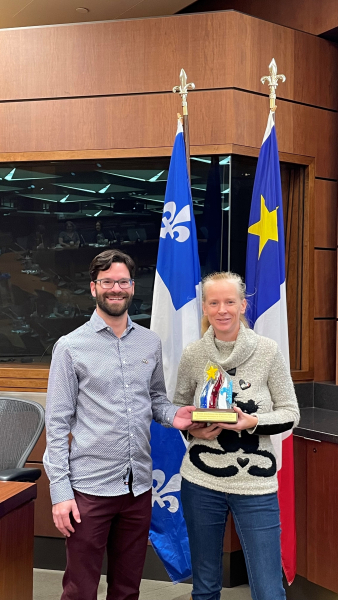 Photo du prix Étoile acadienne du Québec